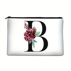 Flower Pattern Coin Purse Clutch Lightweight Cosmetic Bag