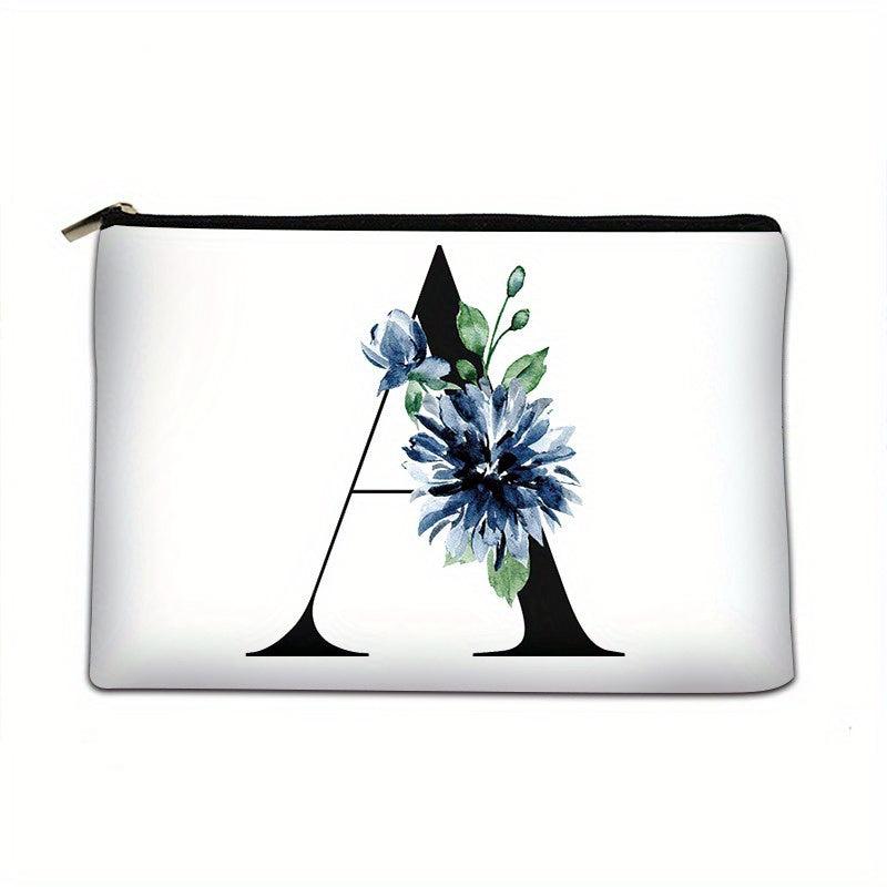 Flower Pattern Coin Purse Clutch Lightweight Cosmetic Bag
