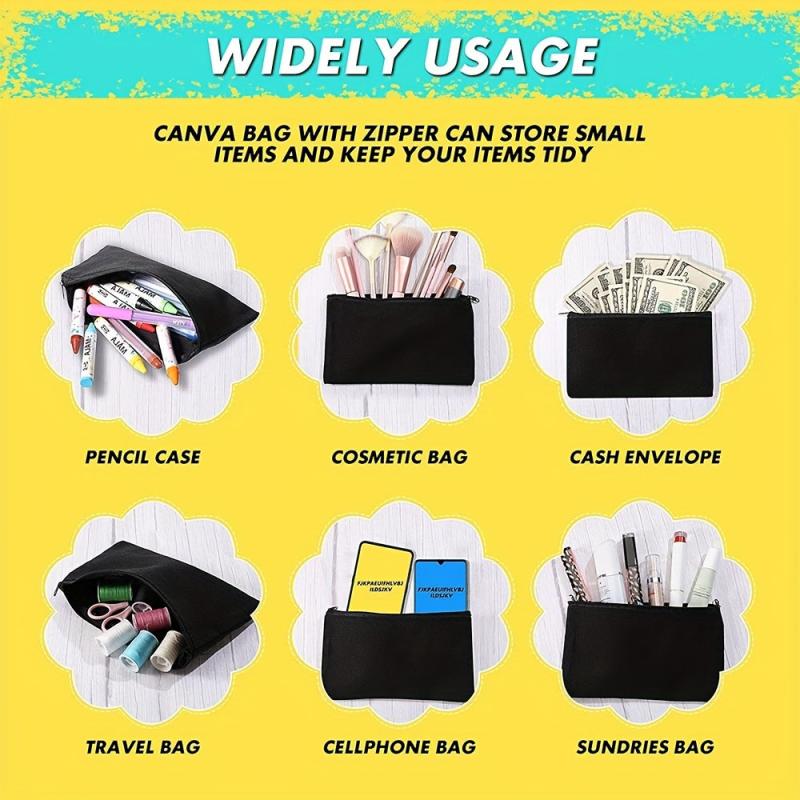 Canvas Makeup Bag Portable Storage Bag