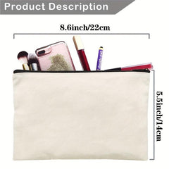 Canvas Makeup Bag Portable Storage Bag
