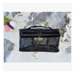 Large Capacity Transparent Makeup Bag with Zipper