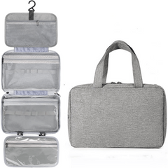 Portable Versatile Toiletry Wash Bag Hanging Makeup Storage Handbag Lightweight