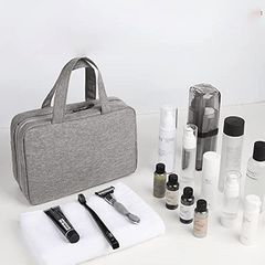 Portable Versatile Toiletry Wash Bag Hanging Makeup Storage Handbag Lightweight
