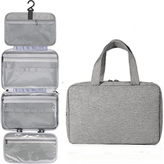 Portable Versatile Toiletry Wash Bag Hanging Makeup Storage Handbag Lightweight