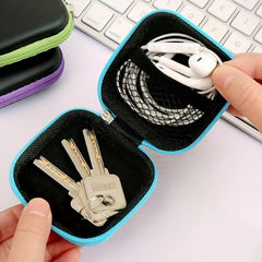 Mini Zipper Storage Bag for Data Cable and Earphones