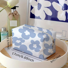 Flower Travel Cosmetic Bag Makeup Brush & Lipstick Storage Bag