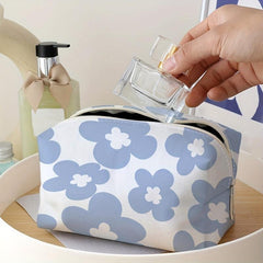 Flower Travel Cosmetic Bag Makeup Brush & Lipstick Storage Bag