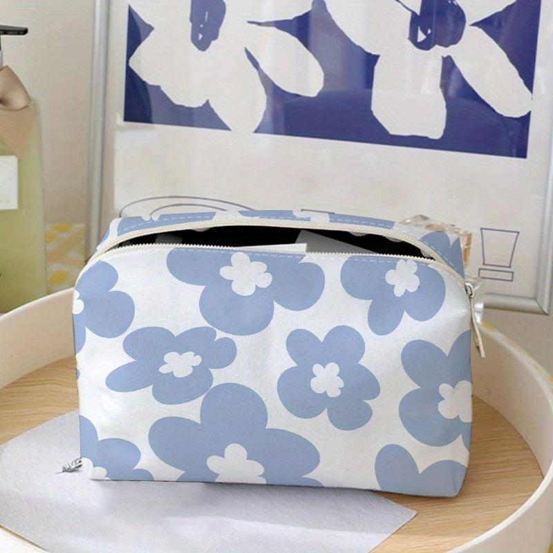 Flower Travel Cosmetic Bag Makeup Brush & Lipstick Storage Bag