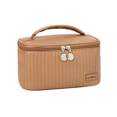 Portable Makeup Bag Cosmetic Box Travel Toiletry Bag Brush Storage