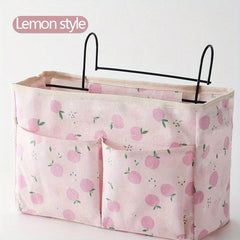 Foldable Bed Hanging Bag Storage Shelf for College Dorm