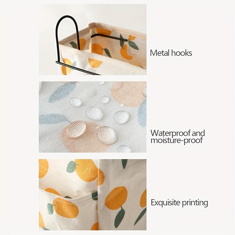 Foldable Bed Hanging Bag Storage Shelf for College Dorm