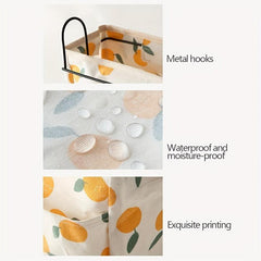 Foldable Bed Hanging Bag Storage Shelf for College Dorm