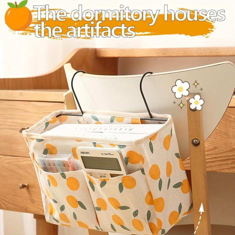 Foldable Bed Hanging Bag Storage Shelf for College Dorm