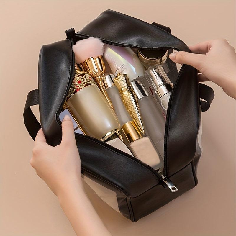 Clear Cube Travel Cosmetics Wash Bag Waterproof Makeup Organizer Bag