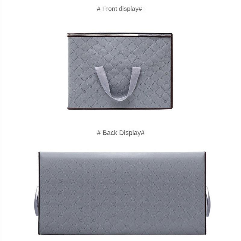 Large Storage Bag Quilted Dustproof Clothes Organizer Zipper Foldable