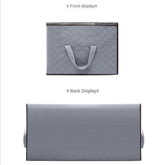Large Storage Bag Quilted Dustproof Clothes Organizer Zipper Foldable