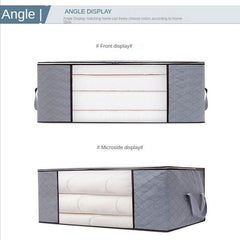Large Storage Bag Quilted Dustproof Clothes Organizer Zipper Foldable