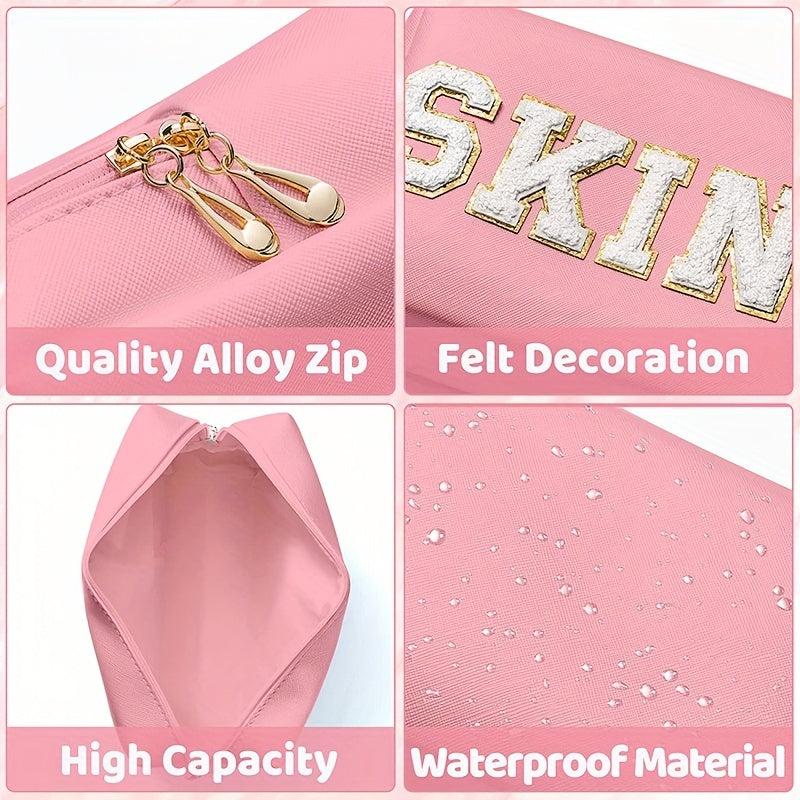Cosmetic Zipper Bag Lightweight Travel Organizer