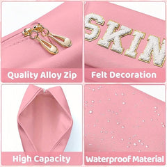 Cosmetic Zipper Bag Lightweight Travel Organizer