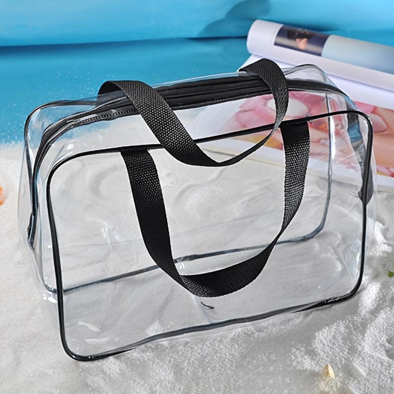 Transparent Storage Bag Zipper Cosmetic Organizer for Travel