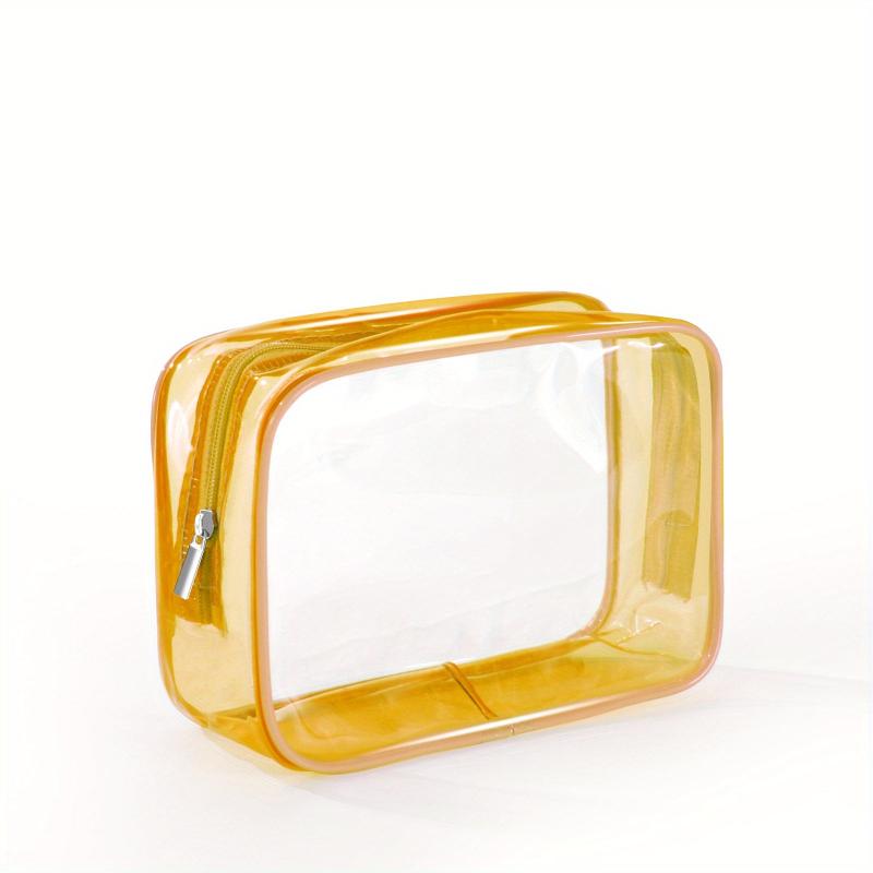 Mini Transparent Waterproof Cube Cosmetic Bag Plastic Makeup Storage