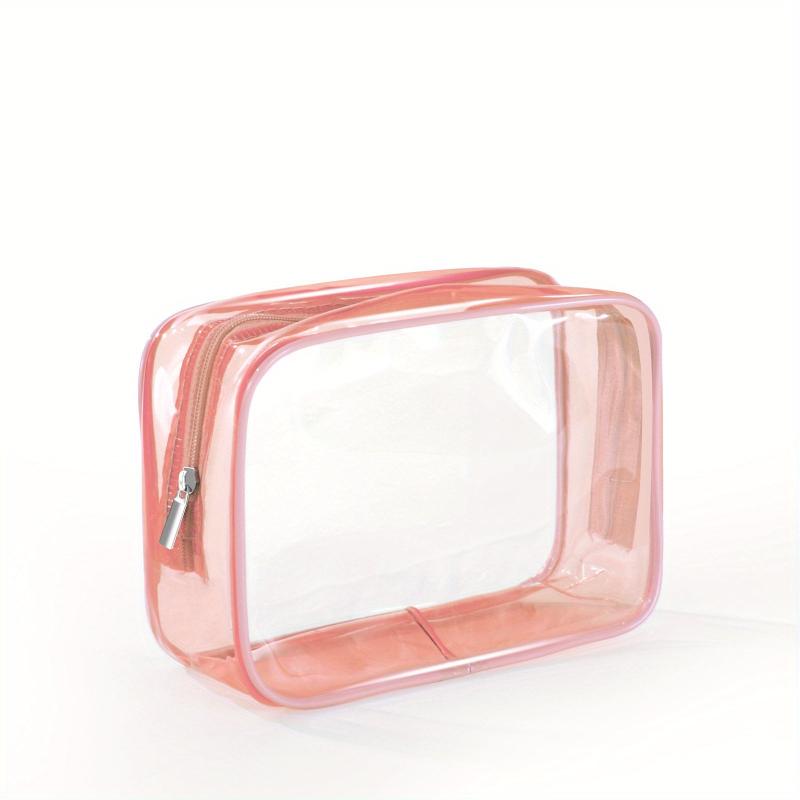 Mini Transparent Waterproof Cube Cosmetic Bag Plastic Makeup Storage