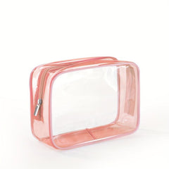 Mini Transparent Waterproof Cube Cosmetic Bag Plastic Makeup Storage