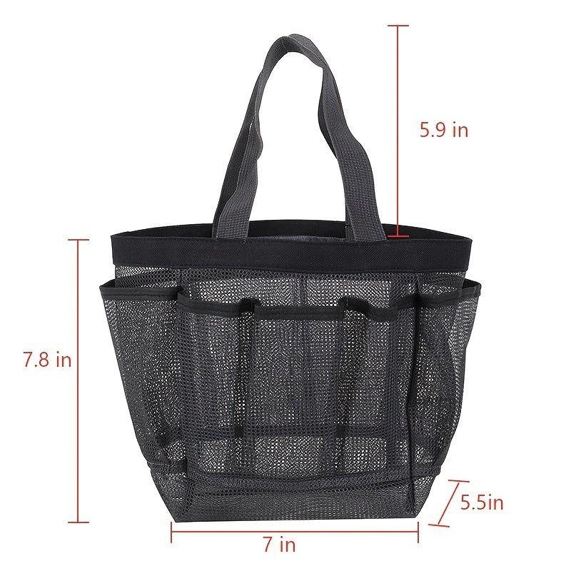 Portable Large Capacity Storage Mesh Bag Toiletry Wash Bag For Beach