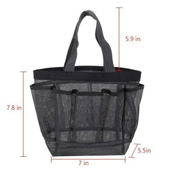 Portable Large Capacity Storage Mesh Bag Toiletry Wash Bag For Beach