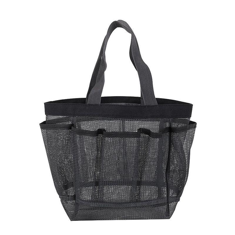 Portable Large Capacity Storage Mesh Bag Toiletry Wash Bag For Beach