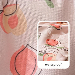 Floral Pattern Storage Bag Ruched Lipstick Coin Purse
