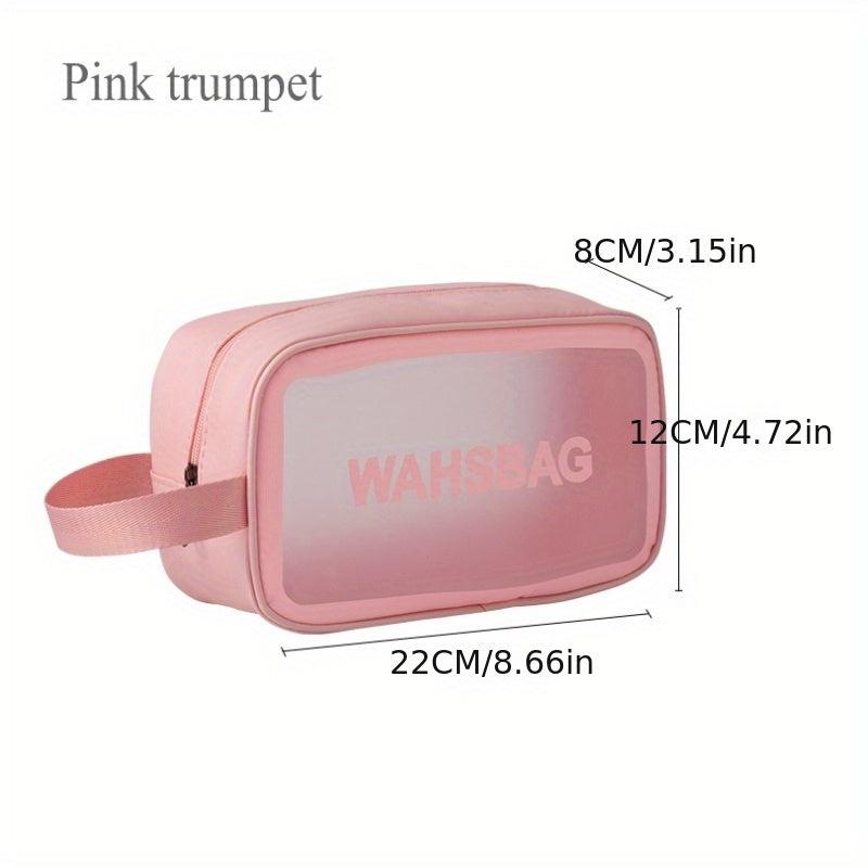 Large Capacity Portable Makeup Handbag Waterproof Toiletry Wash Bag 
