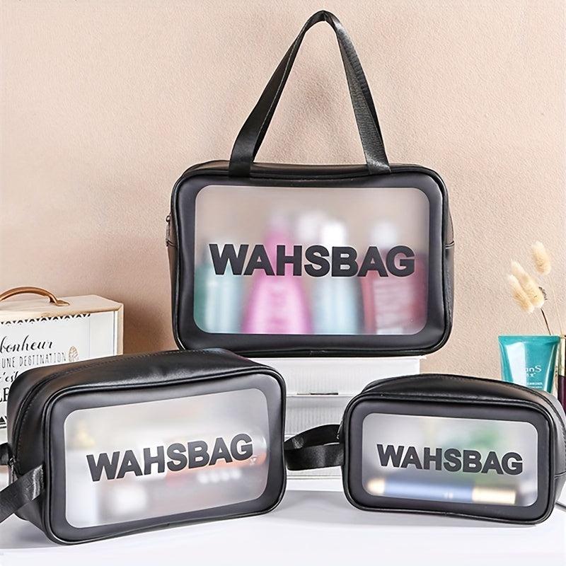 Large Capacity Portable Makeup Handbag Waterproof Toiletry Wash Bag 