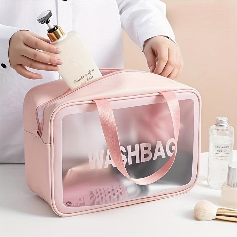 Large Capacity Portable Makeup Handbag Waterproof Toiletry Wash Bag 