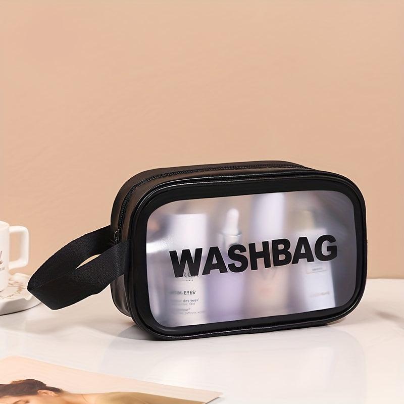 Frosted Texture Waterproof Makeup Storage Bag Large Capacity