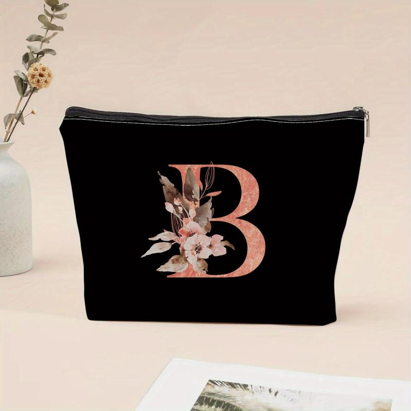 Letter Graphic Mini Makeup Storage Bag Coin Pouch Mini Wallet