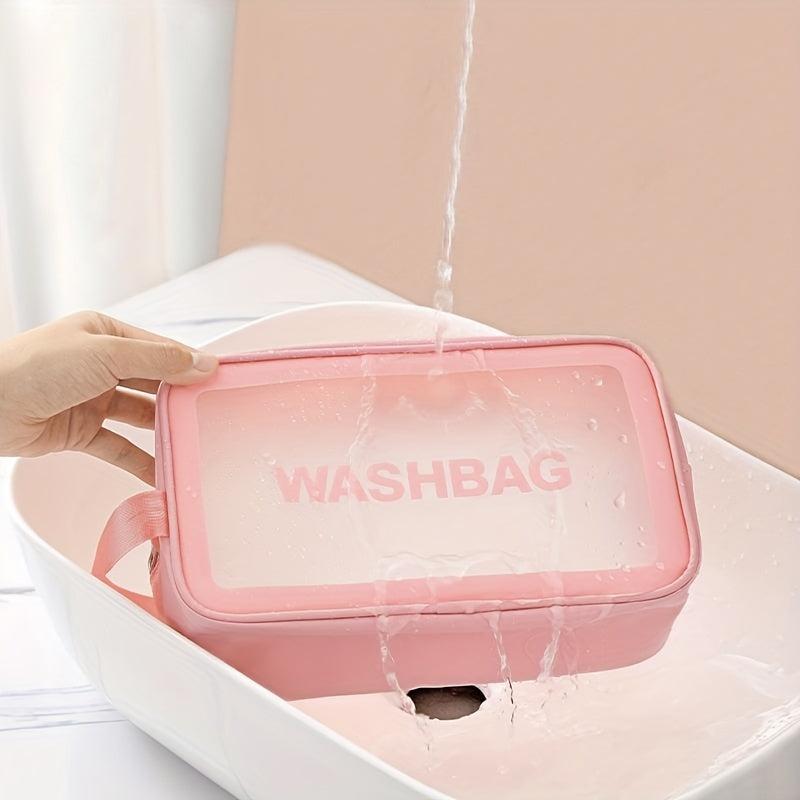 Makeup Zipper Bag Waterproof Cosmetic Bag Toiletry Wash Bag