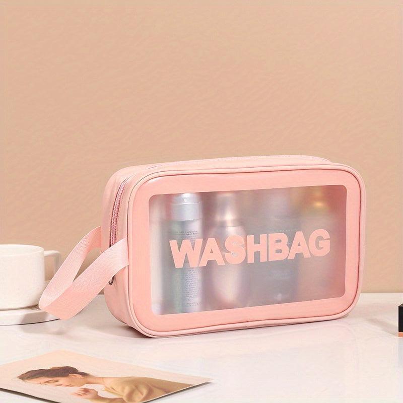 Makeup Zipper Bag Waterproof Cosmetic Bag Toiletry Wash Bag