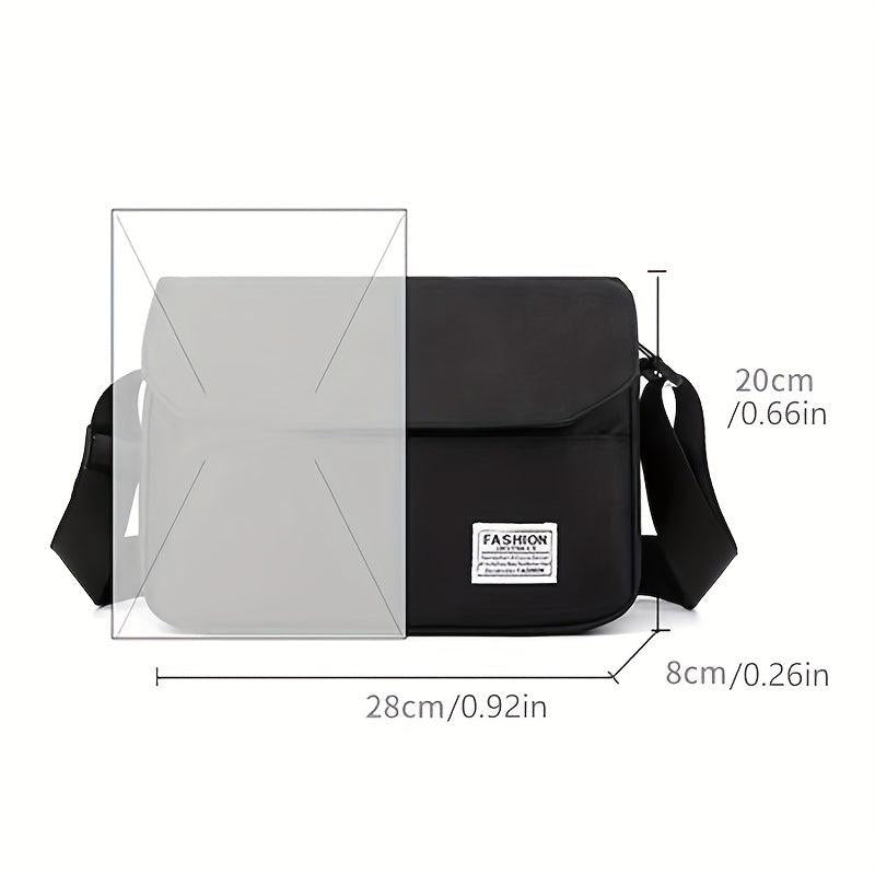 Men's Large Capacity Shoulder Bag Lightweight Messenger Bag