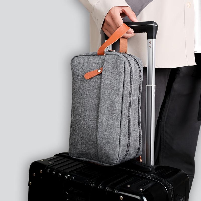 Solid Cube Cosmetic Bag Waterproof Makeup Bag Lightweight Portable Travel