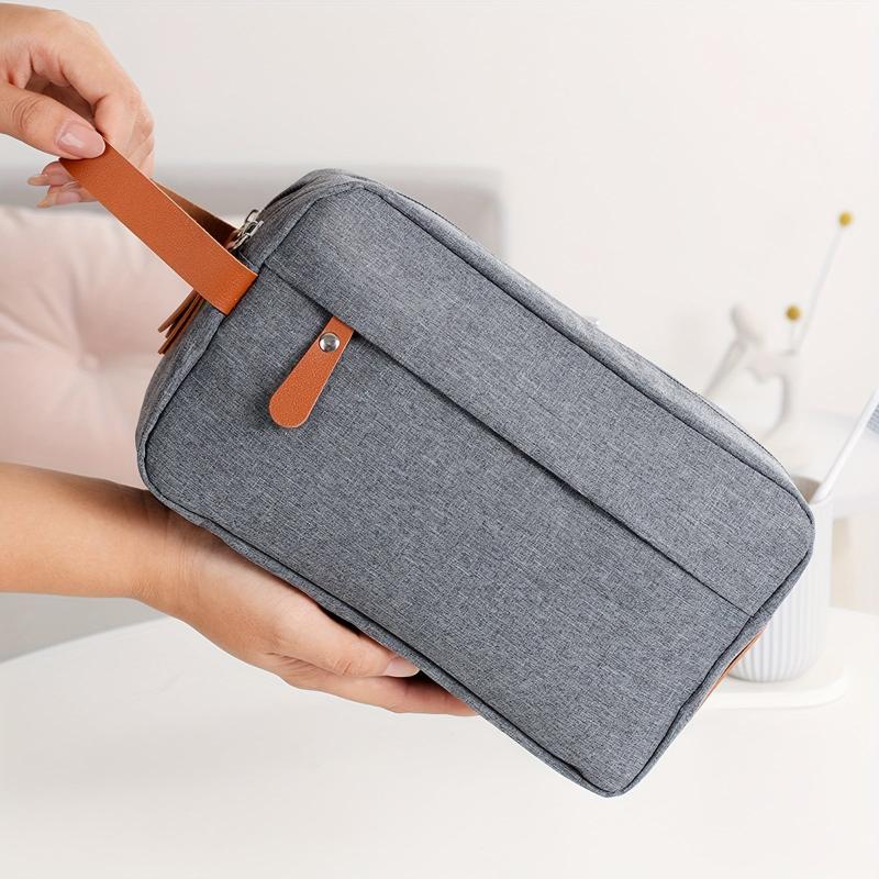 Solid Cube Cosmetic Bag Waterproof Makeup Bag Lightweight Portable Travel