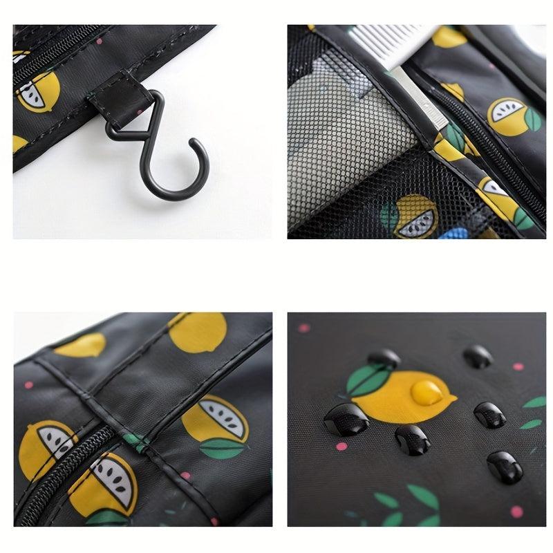 All Over Print Makeup Bag Travel Cosmetic Hanging Bag Lightweight Toiletry Wash