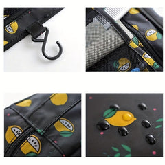 All Over Print Makeup Bag Travel Cosmetic Hanging Bag Lightweight Toiletry Wash