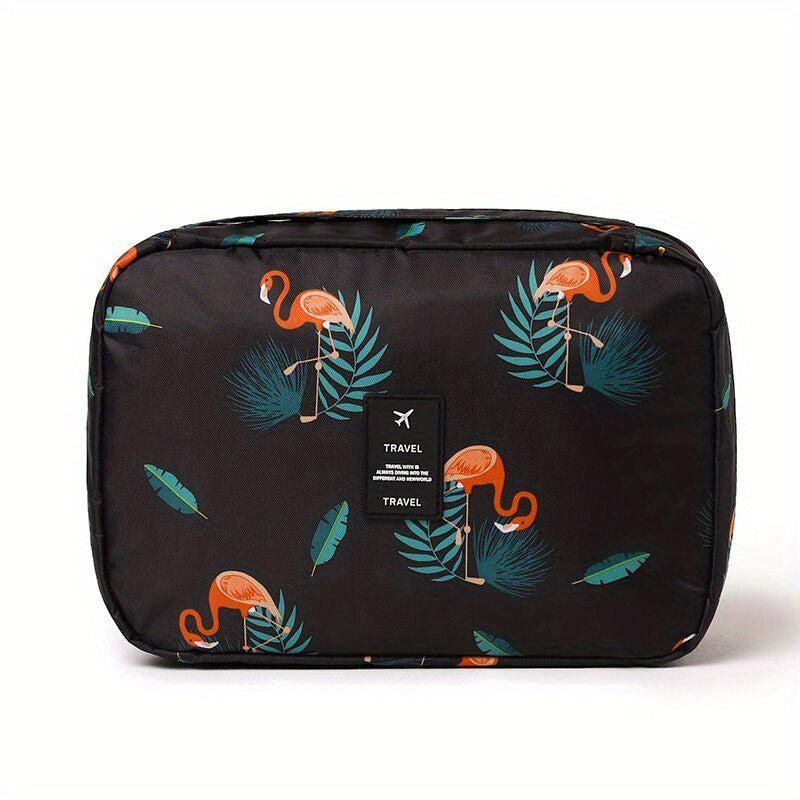 All Over Print Makeup Bag Travel Cosmetic Hanging Bag Lightweight Toiletry Wash