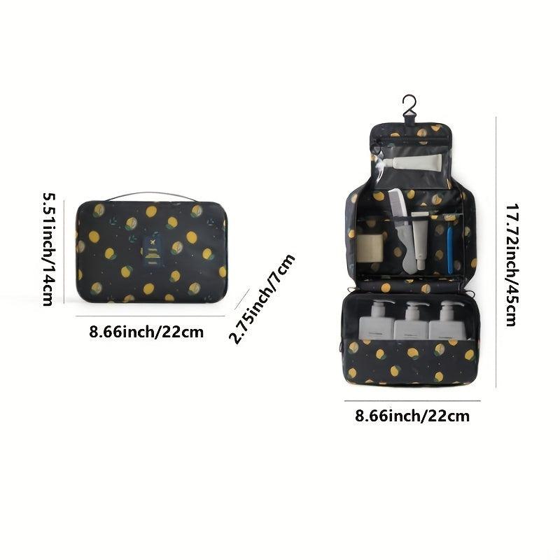 All Over Print Makeup Bag Travel Cosmetic Hanging Bag Lightweight Toiletry Wash
