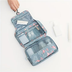 All Over Print Makeup Bag Travel Cosmetic Hanging Bag Lightweight Toiletry Wash