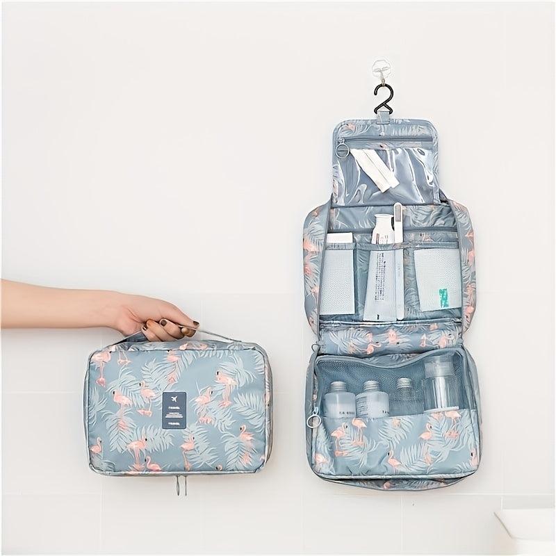 All Over Print Makeup Bag Travel Cosmetic Hanging Bag Lightweight Toiletry Wash