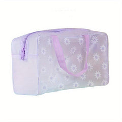Transparent PVC Cosmetics Storage Bag Portable Makeup Pouch Toiletry Organizer