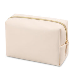 Solid Lightweight Cosmetic Bag Travel Storage Organizer With Zipper