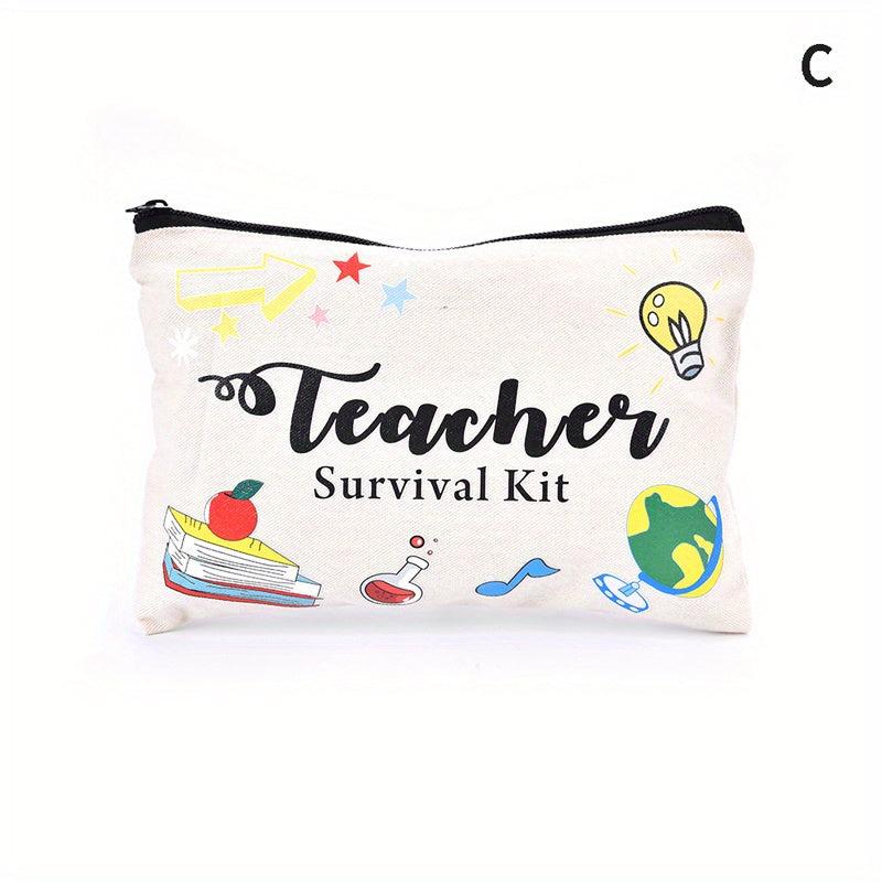 Zipper Portable Cosmetic Bag Stylish Toiletry Bag Durable Travel Accessories